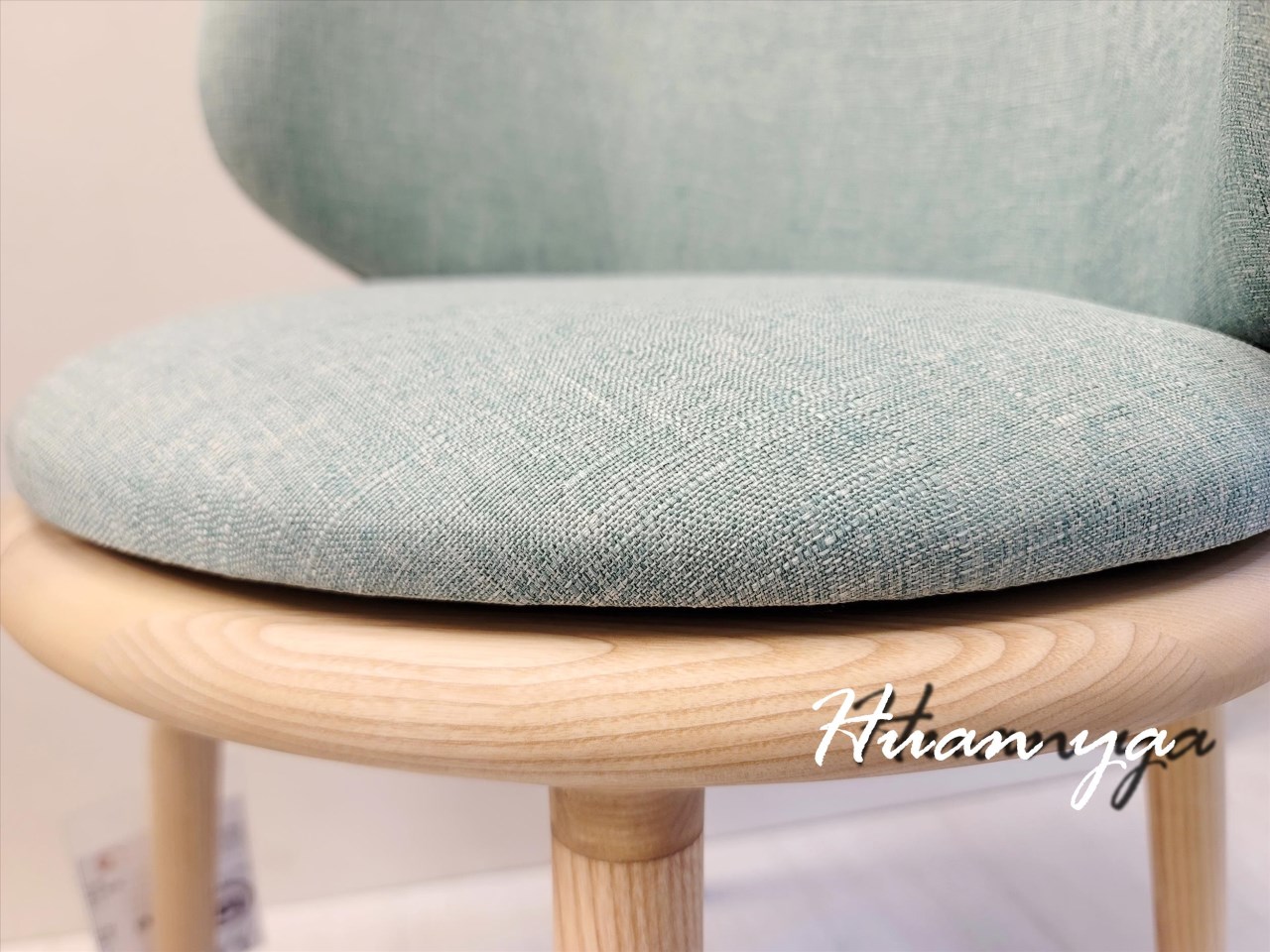 黛妃北歐旋轉實木餐椅【可當洽談椅/書房椅/餐椅/化妝椅】