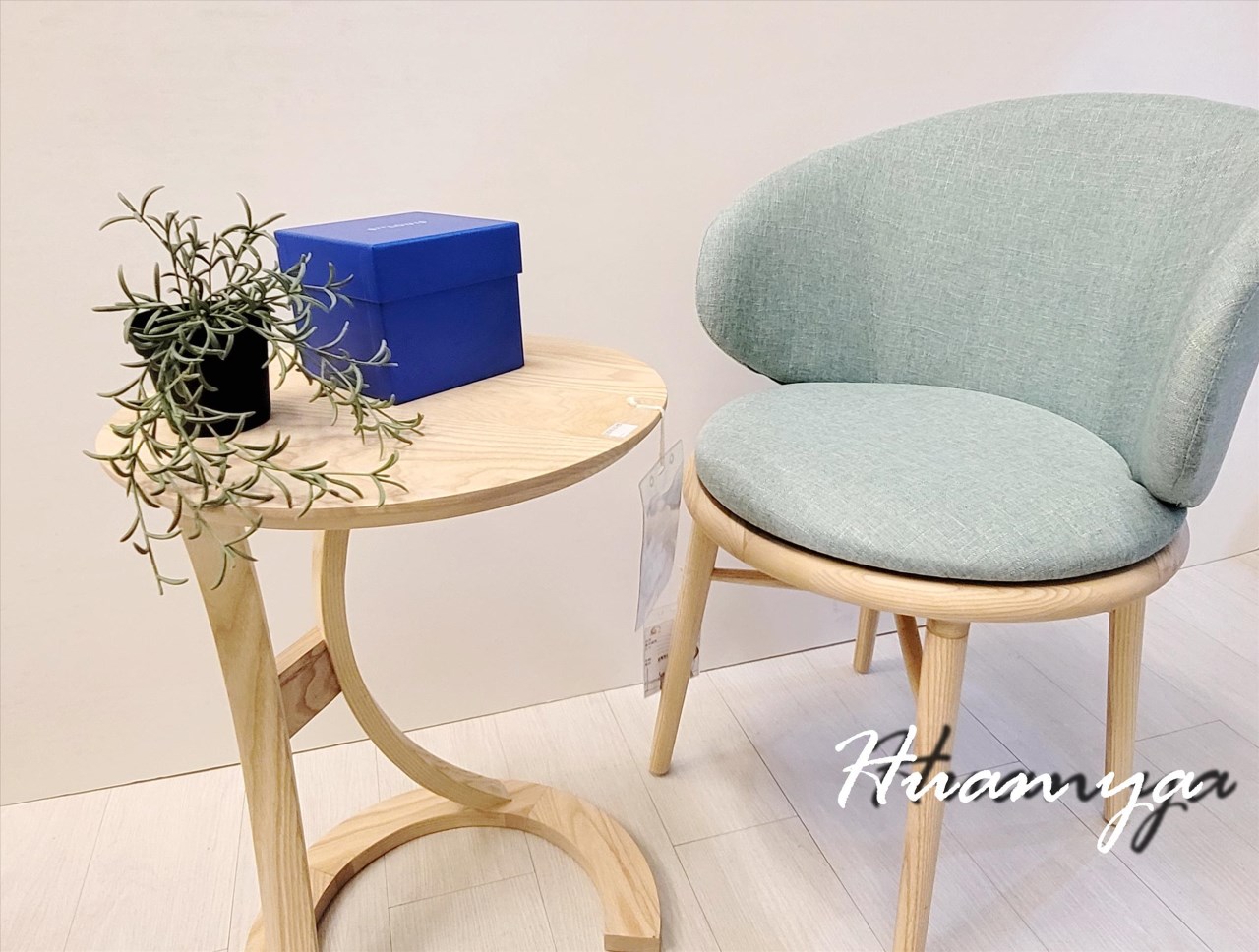 黛妃北歐栓木實木邊几【可當床頭邊几/洽談几/邊几】