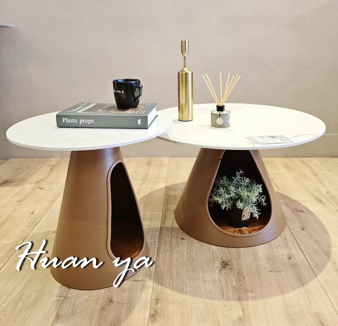 蜜雪爾岩板大小茶几【寵物的最愛】