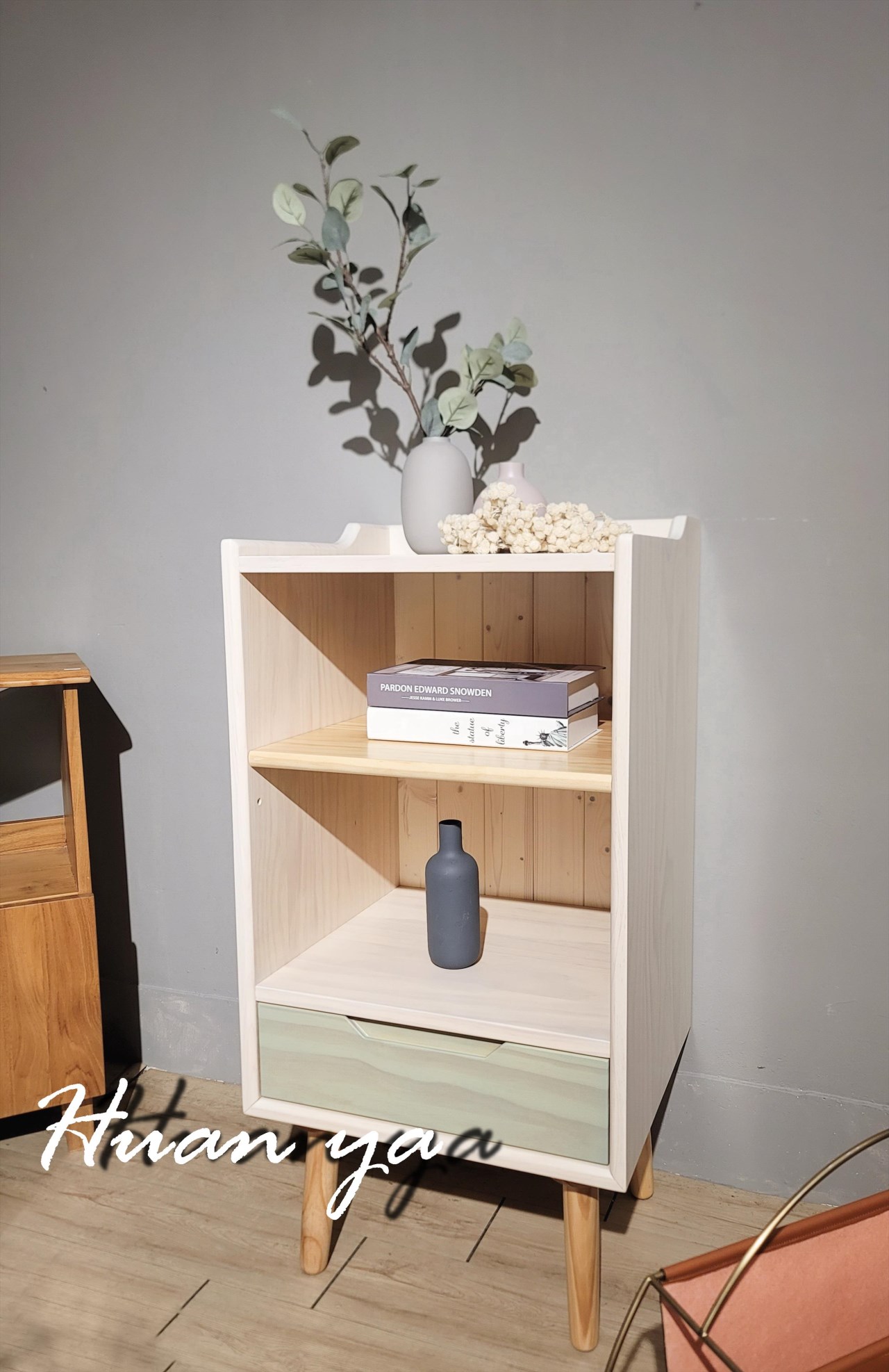 天堂鳥北歐全實木置物櫃