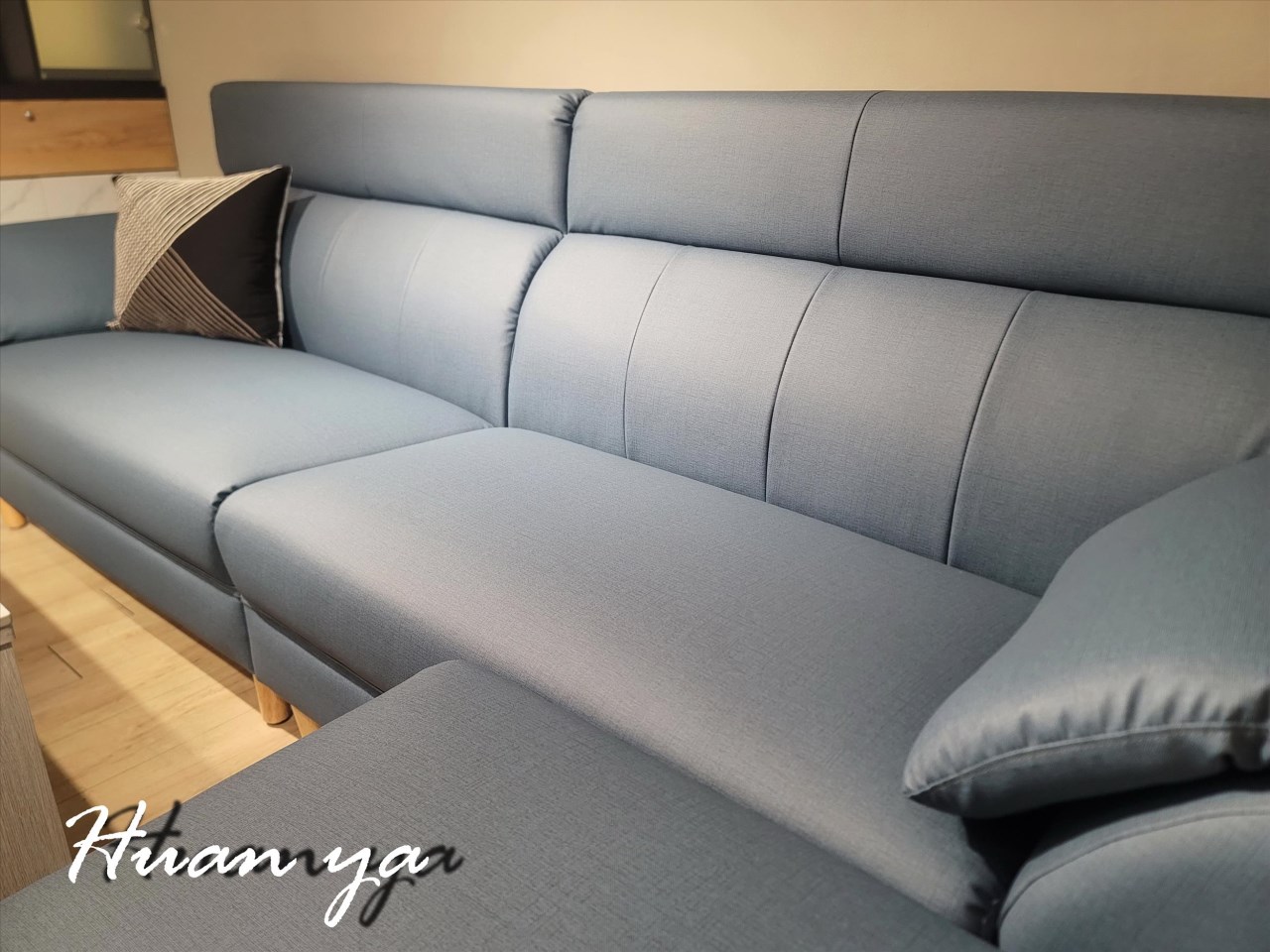 布魯斯貓抓皮L型沙發【Made in TAIWAN】