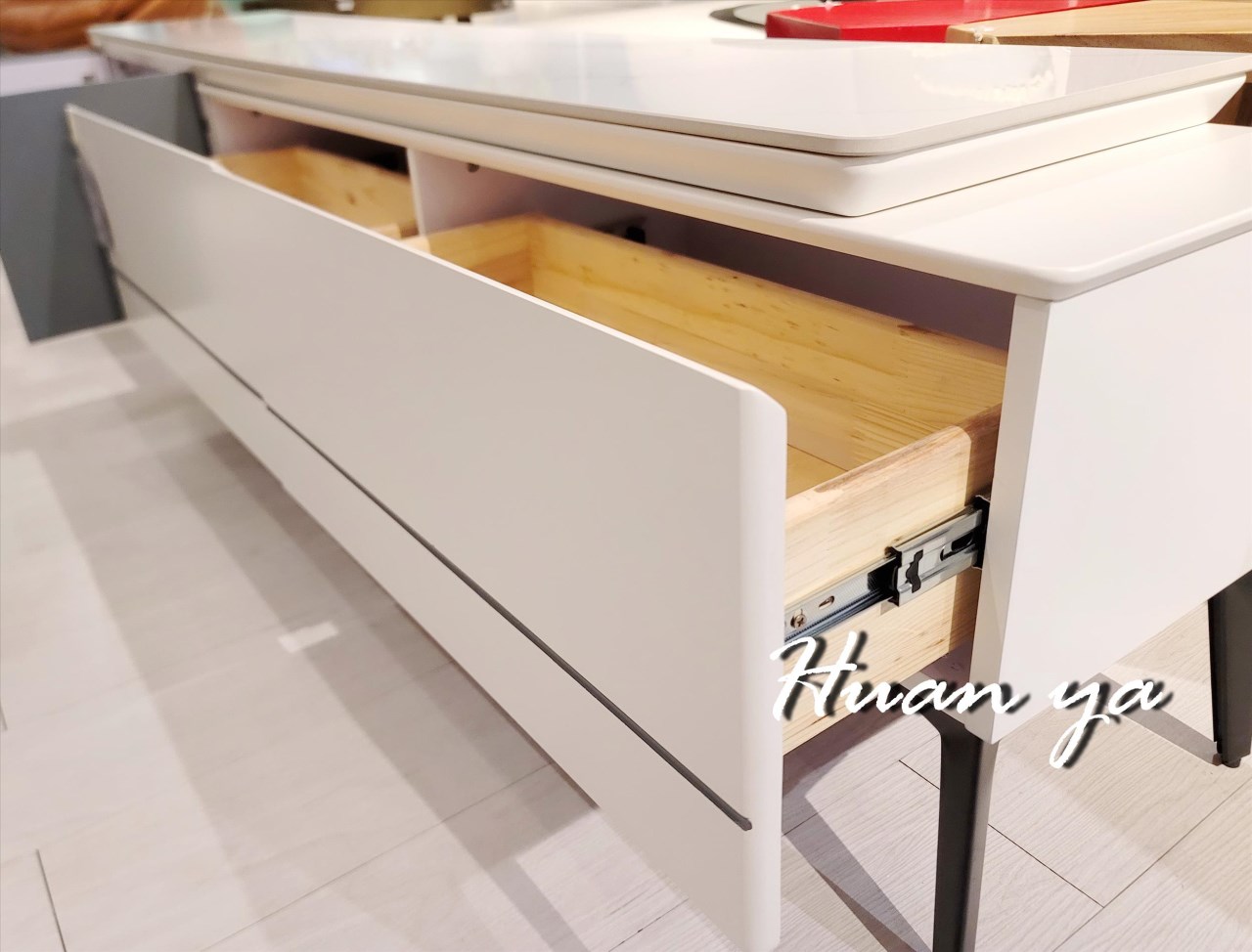 名品陶板伸縮電視櫃【160.5~250cm伸縮】