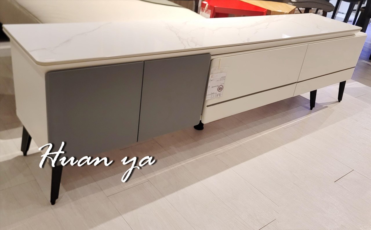 名品陶板伸縮電視櫃【160.5~250cm伸縮】