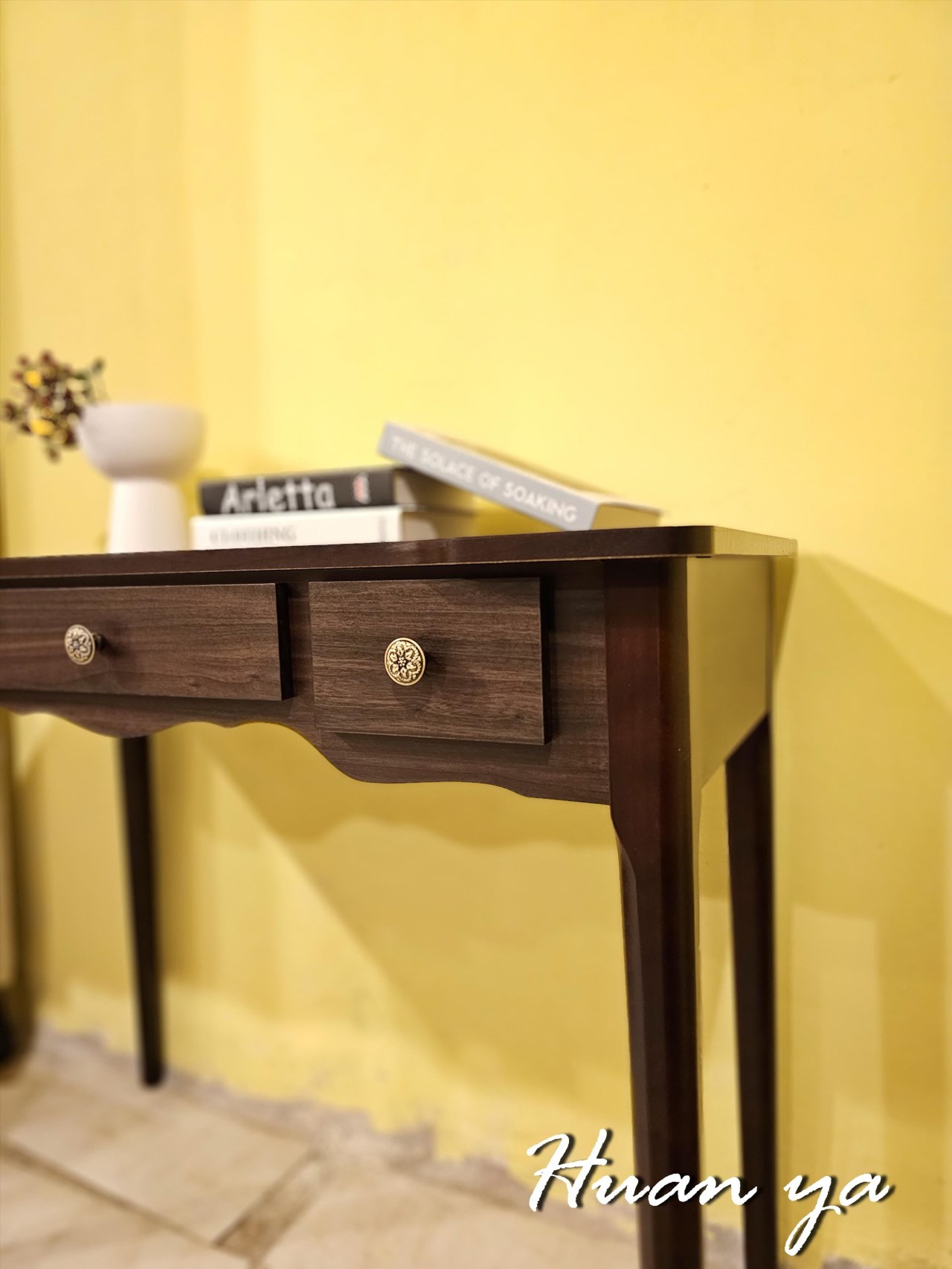 玫瑰花園古典書桌【可當工作桌/美甲桌】