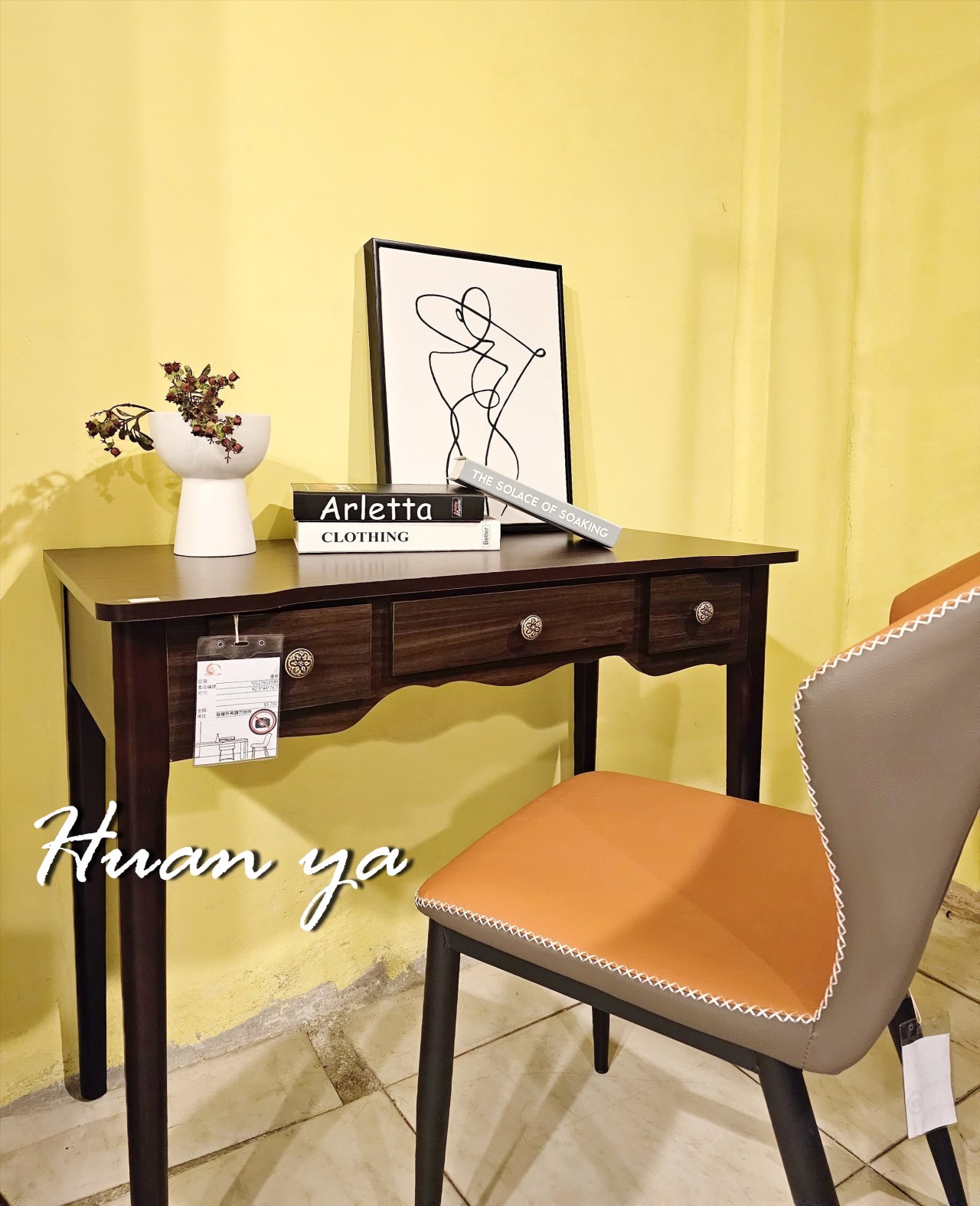 玫瑰花園古典書桌【可當工作桌/美甲桌】