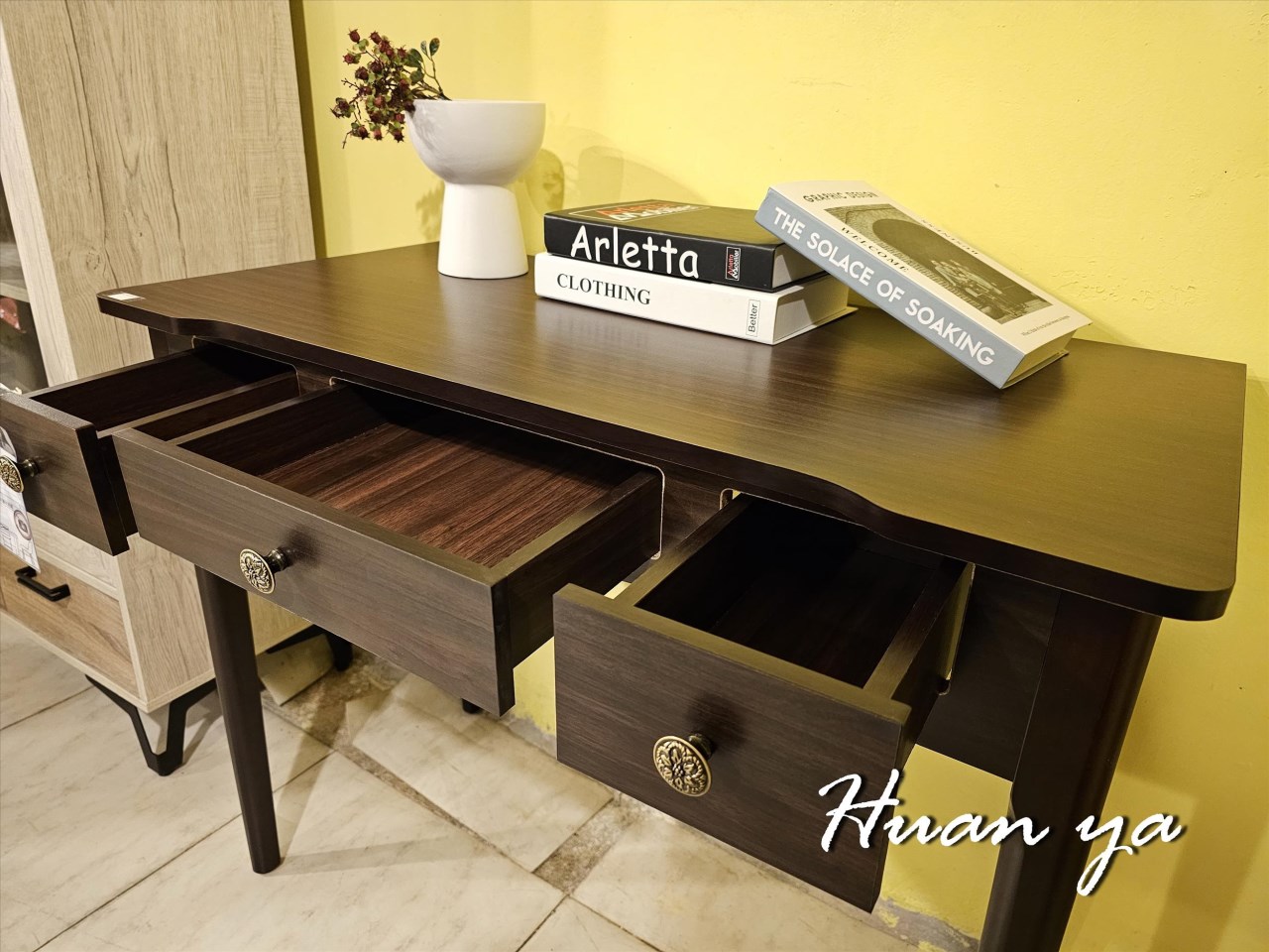 玫瑰花園古典書桌【可當工作桌/美甲桌】