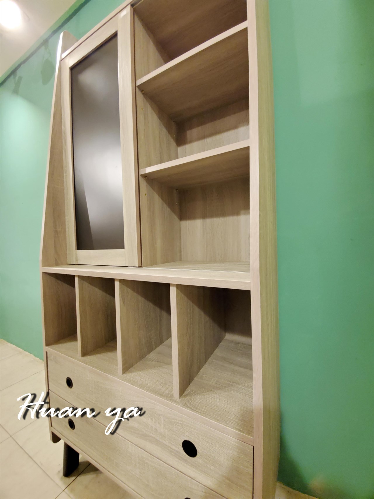 梵帝諾灰橡木文書櫃【玄關櫃  置物櫃】