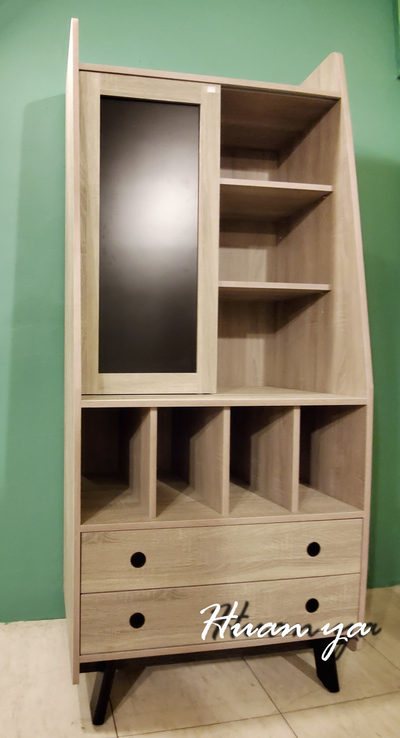 梵帝諾灰橡木文書櫃【玄關櫃  置物櫃】