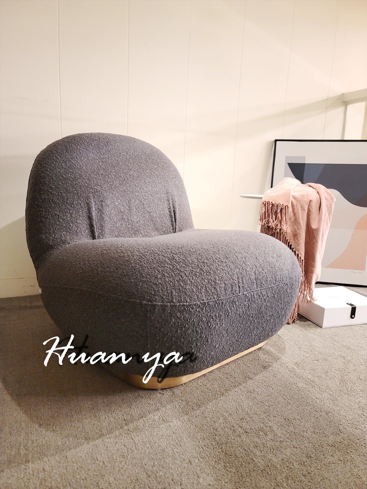 韓系泰迪單人休閒椅【另有白色】