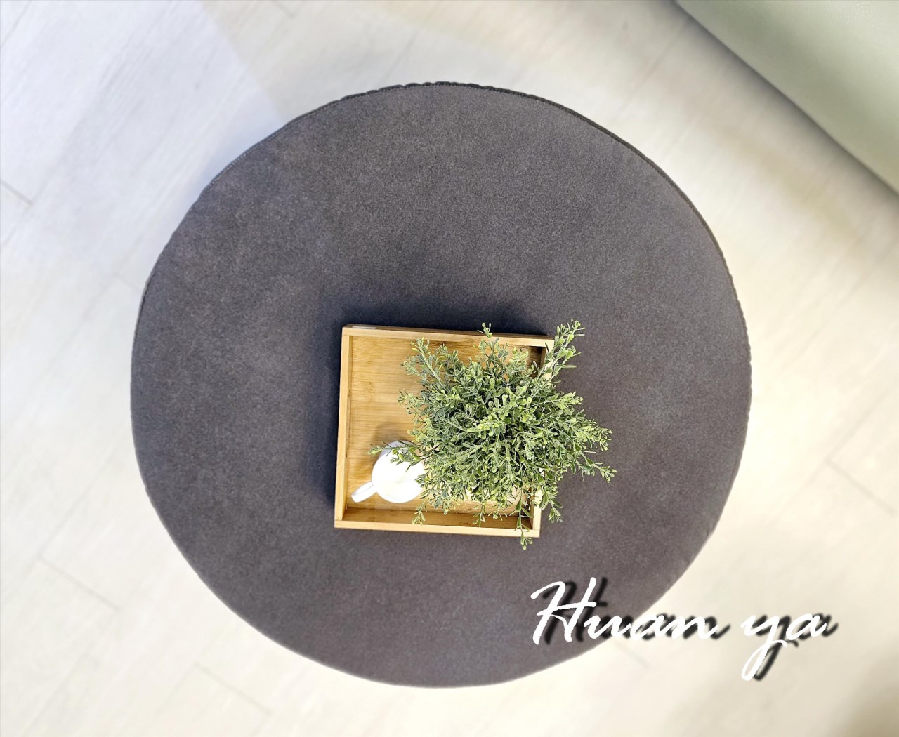 米蘭貓抓布圓型沙發腳椅