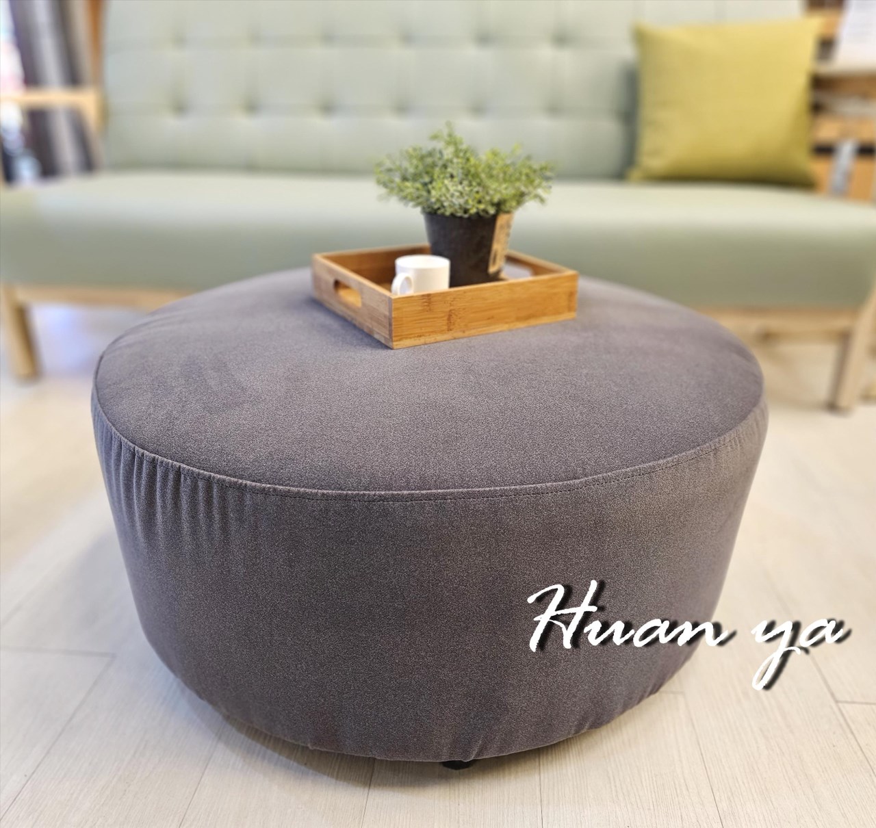 米蘭貓抓布圓型沙發腳椅