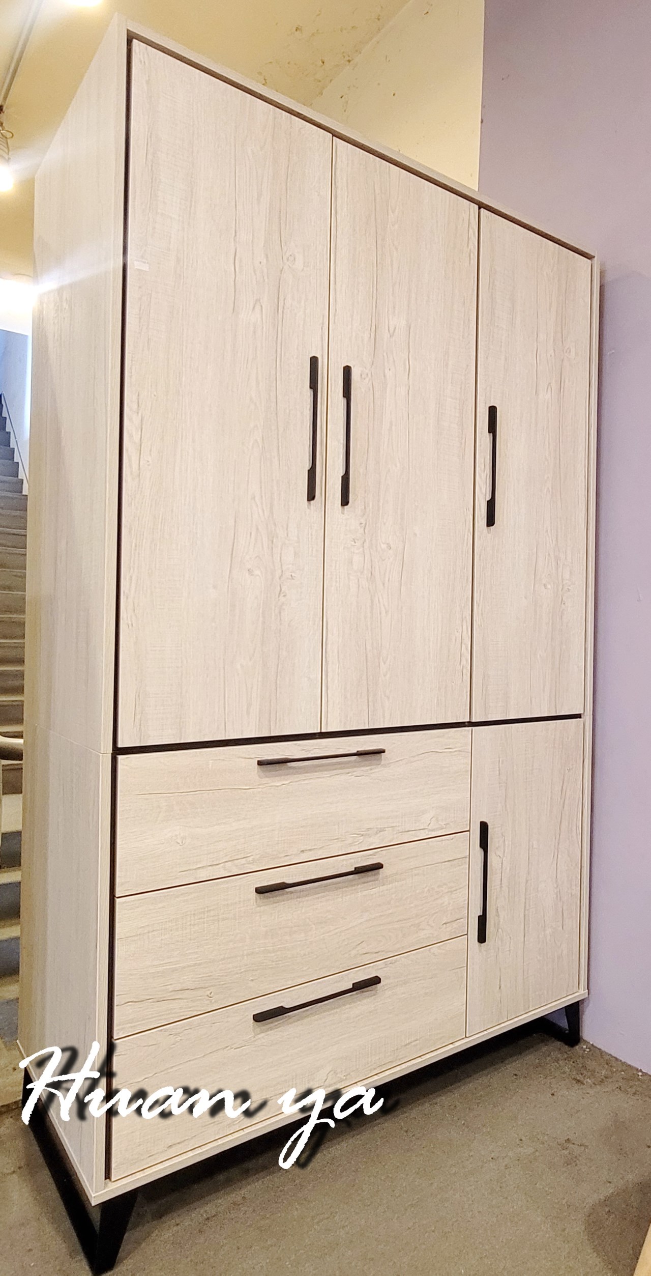 普心白栓木四尺衣櫃