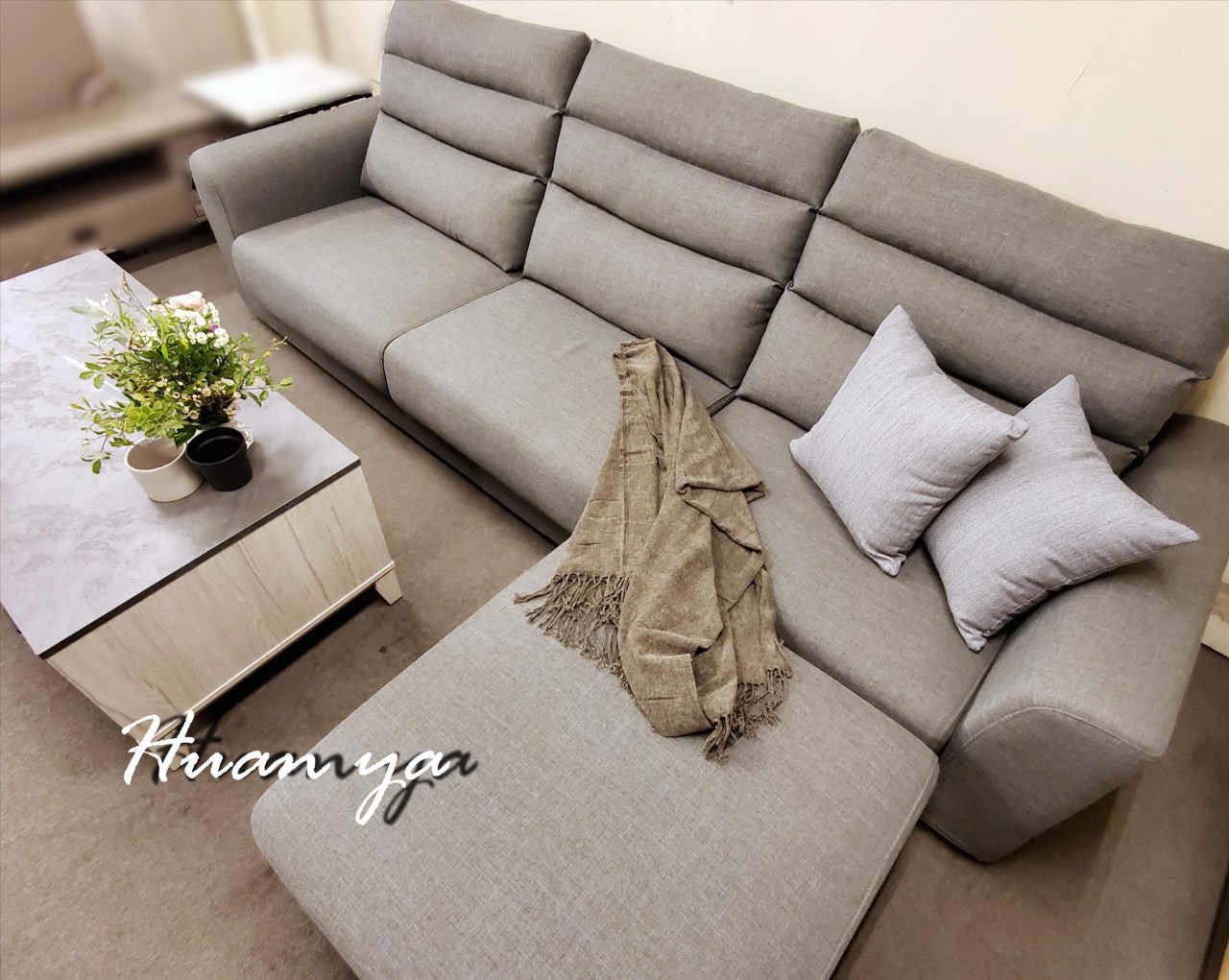 諾特經典L型布沙發