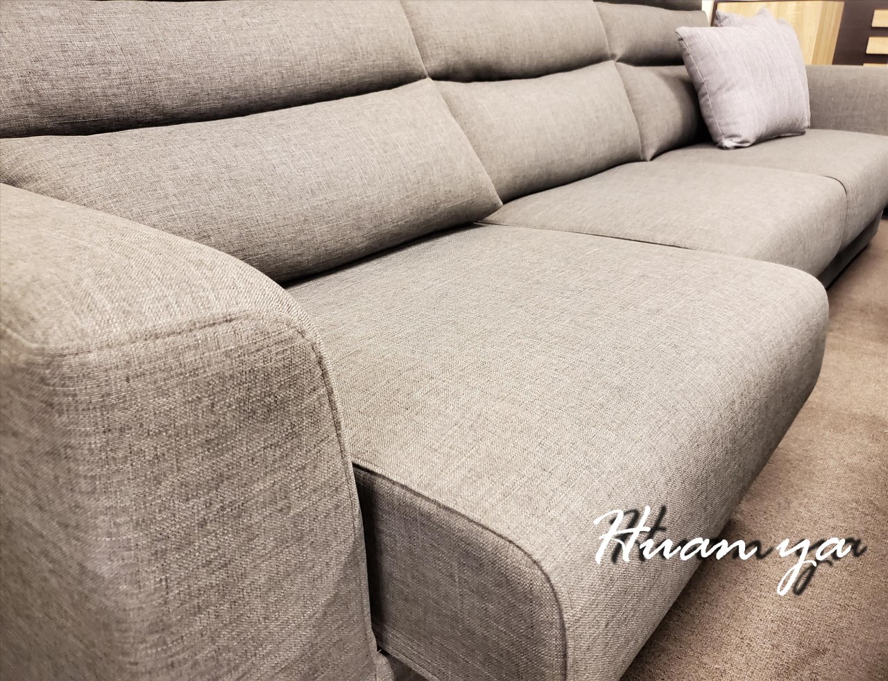 諾特經典L型布沙發