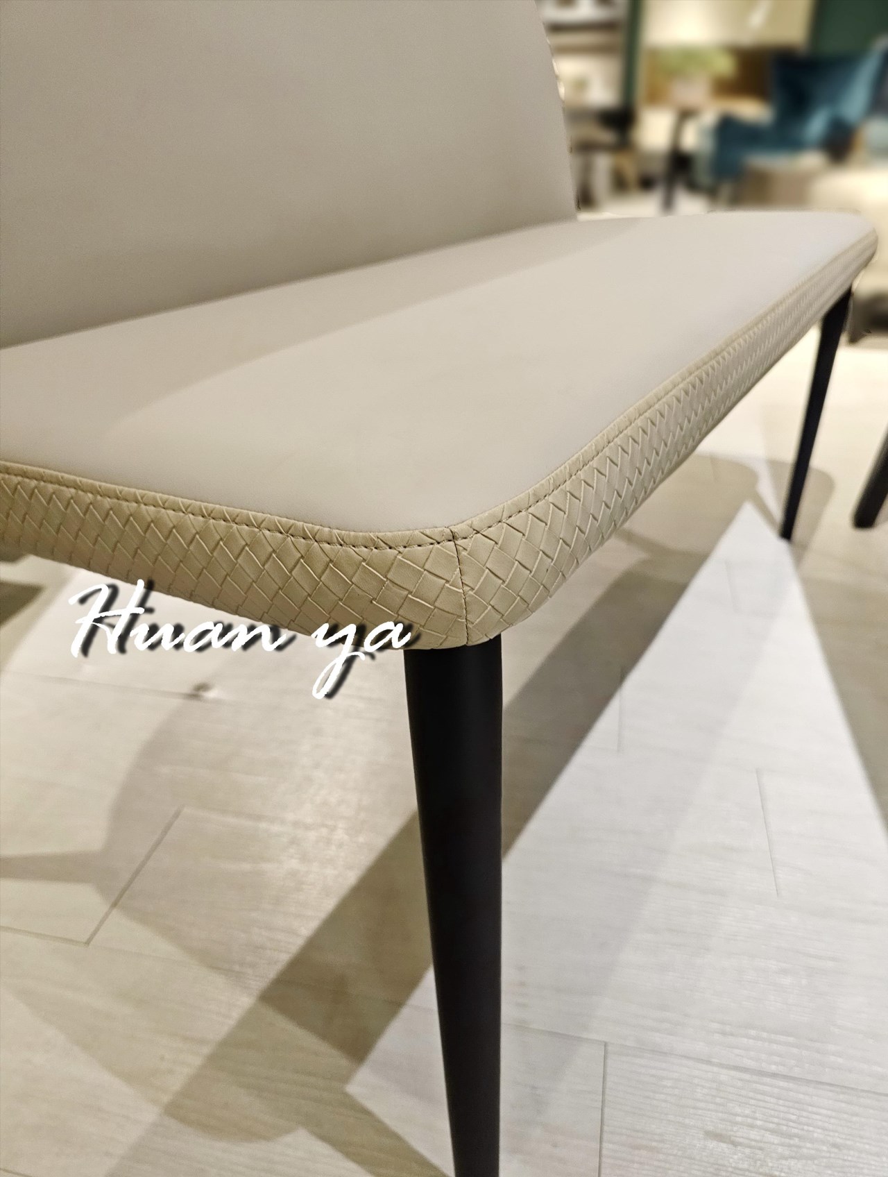 萊特編織雙人餐椅