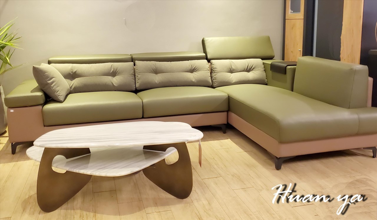 德夫經典 牛皮L型沙發