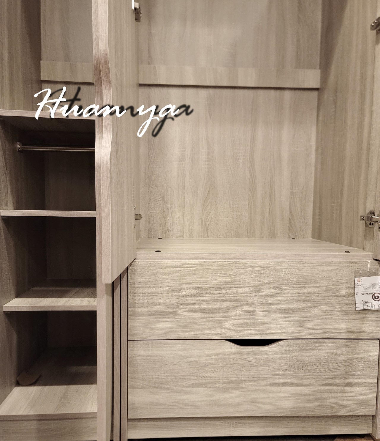 科普古橡灰衣櫃【可拆買】