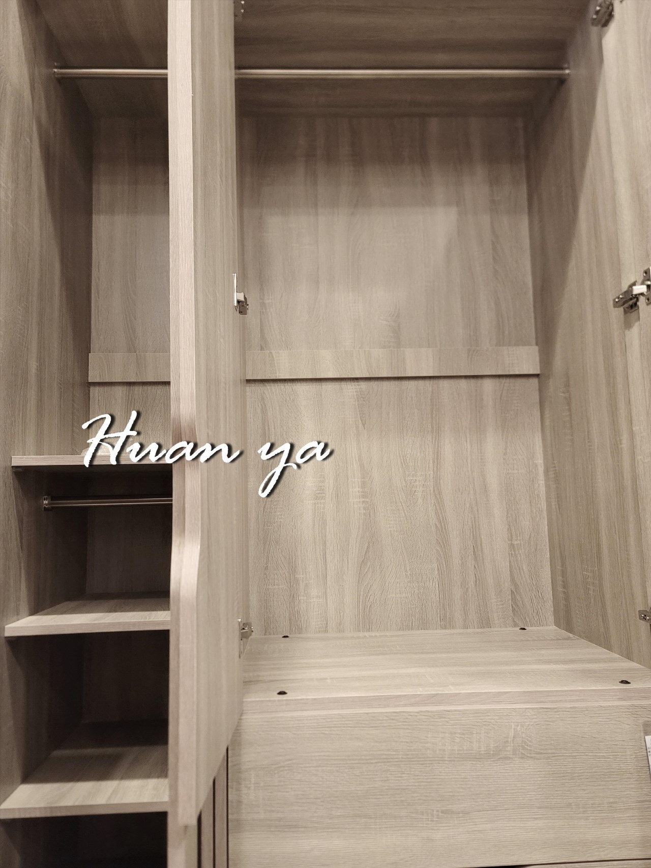 科普古橡灰衣櫃【可拆買】