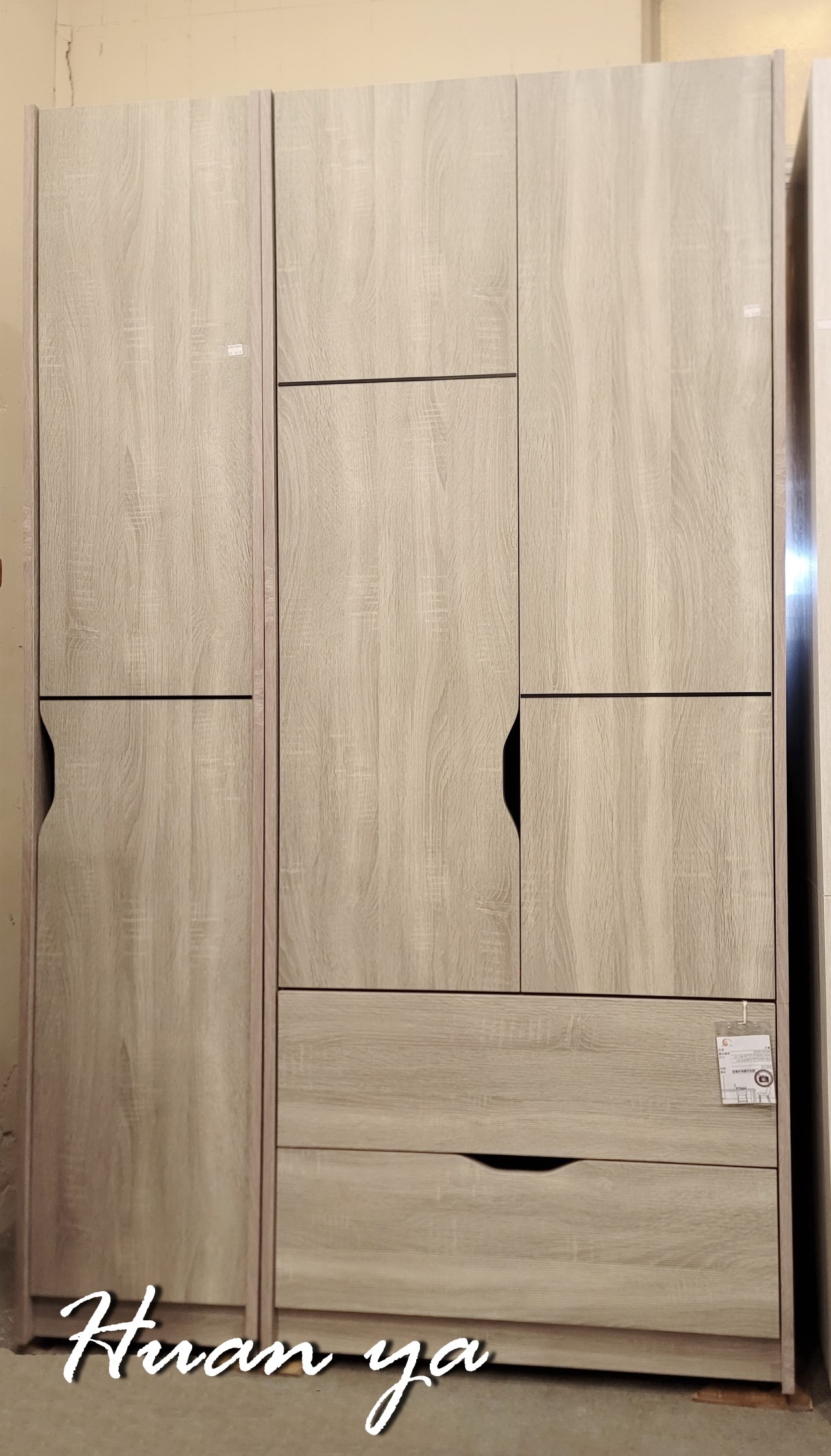 科普古橡灰衣櫃【可拆買】