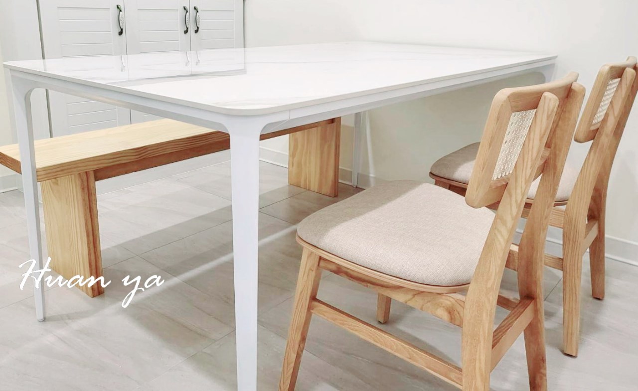 克麗斯汀北歐白餐桌【160cm】四種尺寸