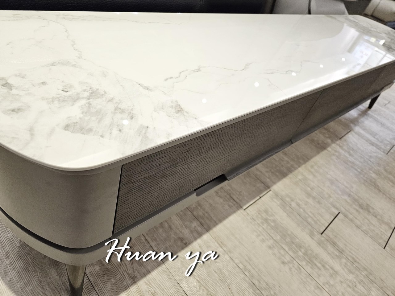 歐圓陶板電視長櫃