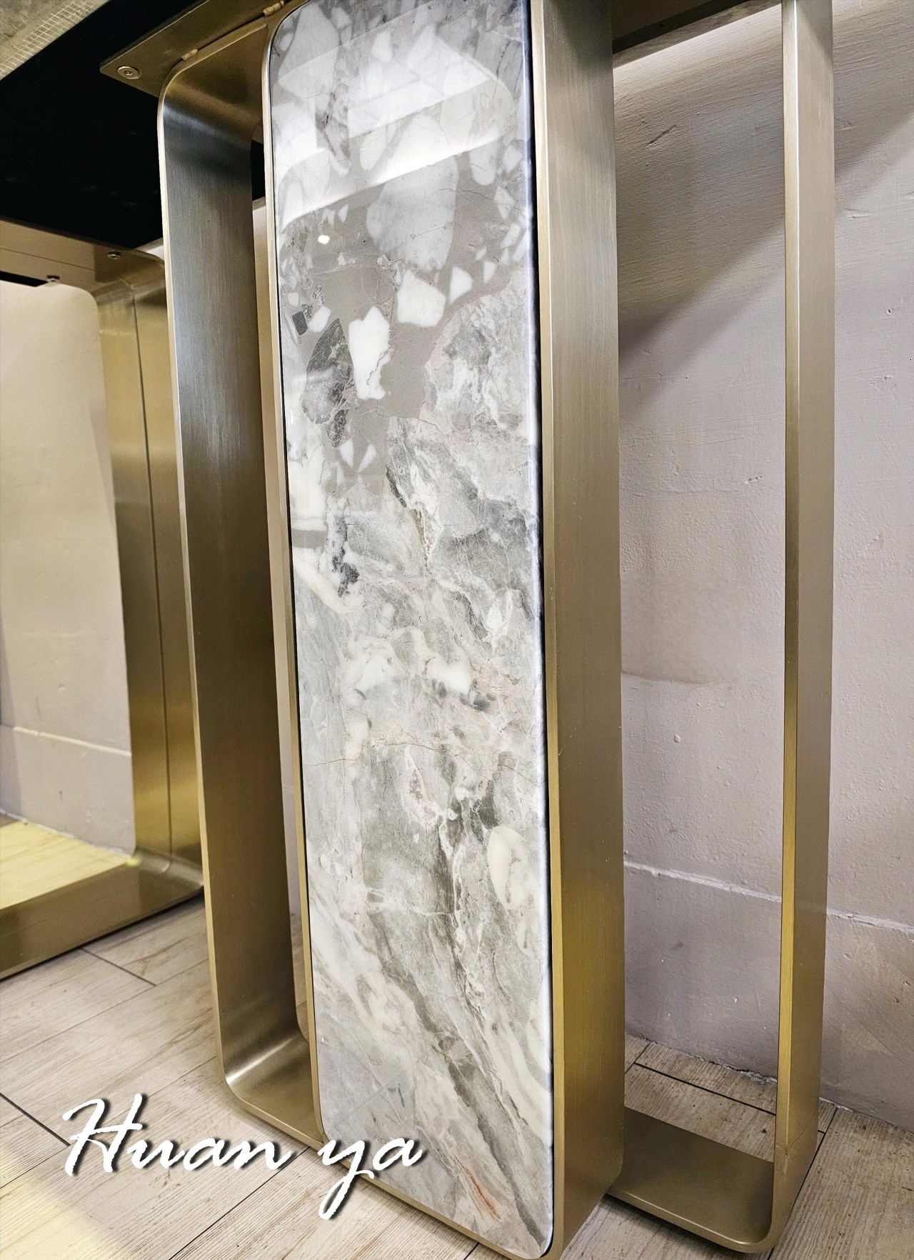 米德天然石玄關桌【可訂製餐桌】