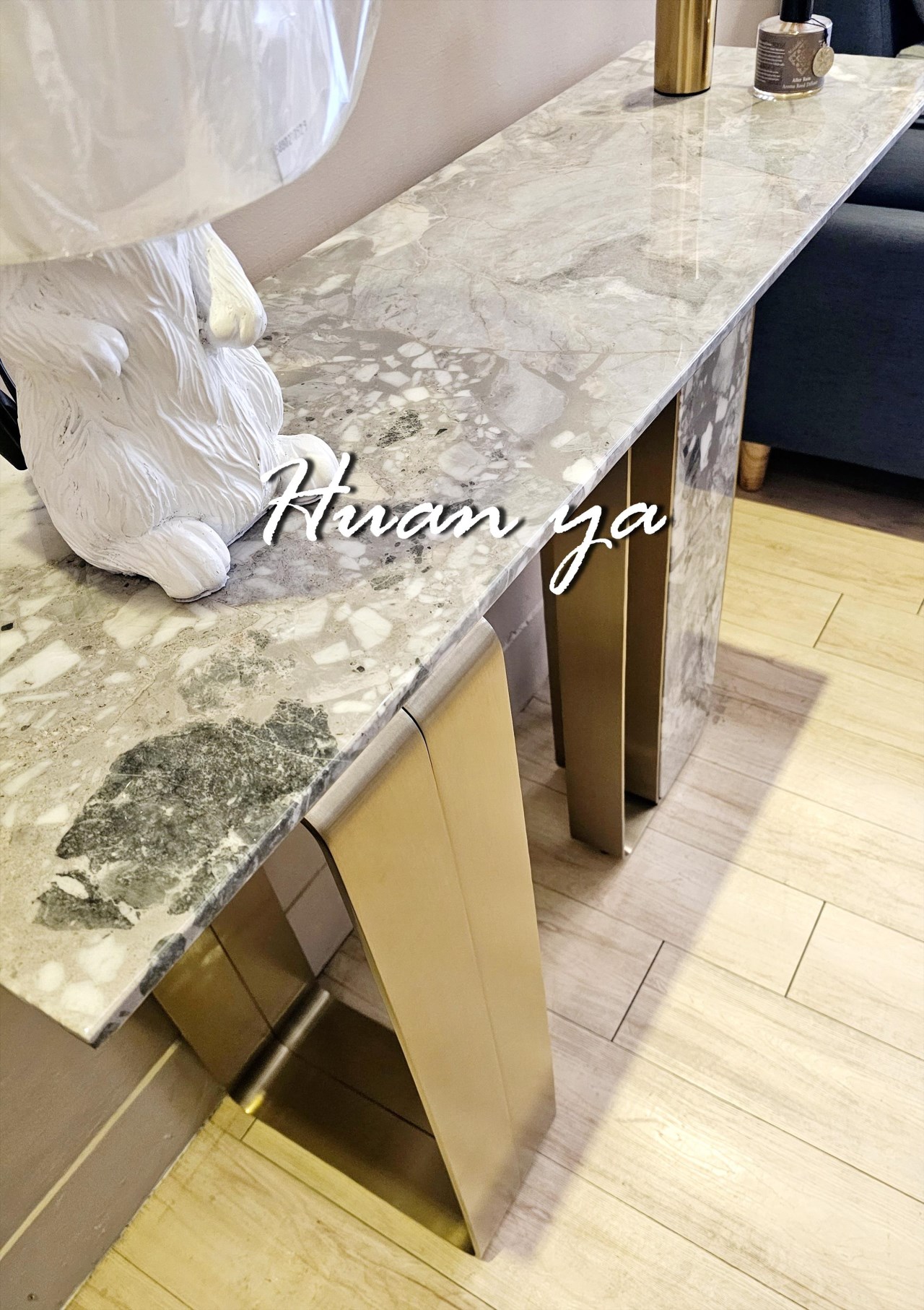 米德天然石玄關桌【可訂製餐桌】