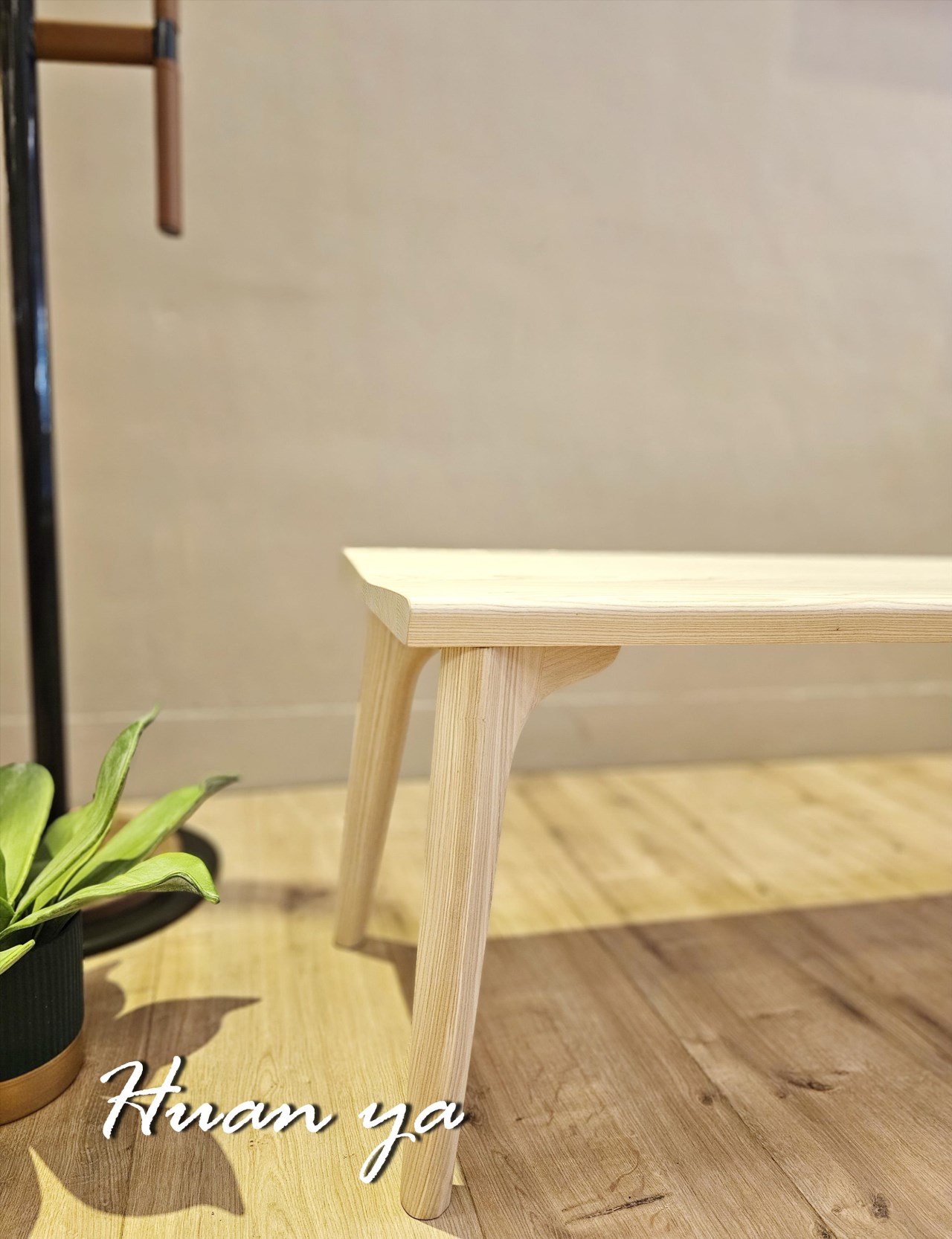 羅馬栓木全實木長椅